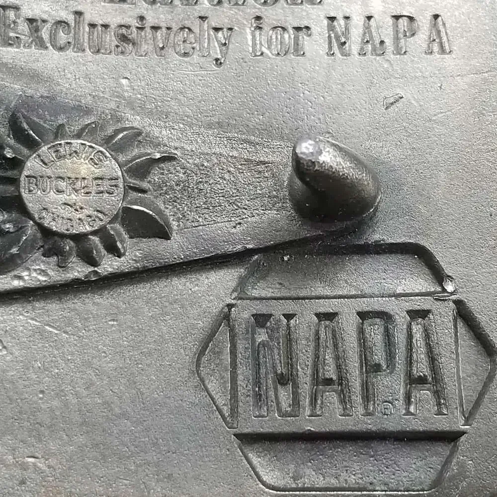 NAPA Belt Buckle Automotive Parts Association Collectible Car By Lewis Buckles‎